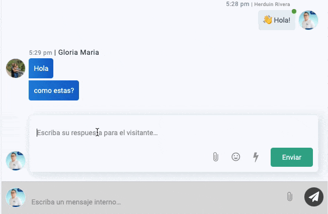 Enviar usando la tecla enter